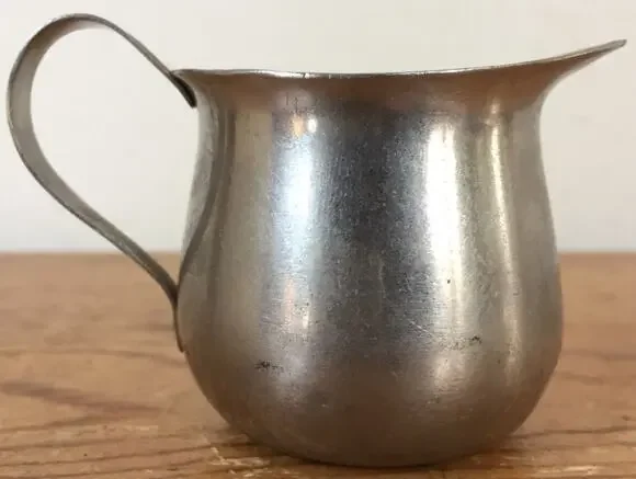 Vtg Vollrath Tiny Mini Small Stainless Steel Cafe Diner Restaurant Creamer 2.25