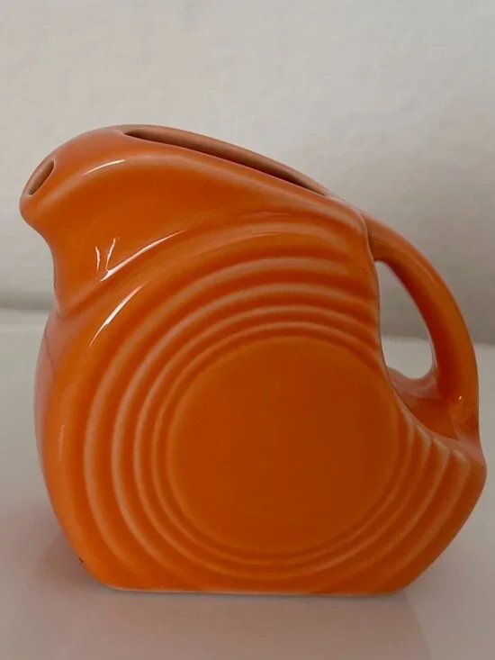 Fiesta Orange Mini Disk Pitcher