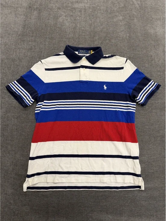 Polo Ralph Lauren Classic Fit Striped Polo Shirt Medium
