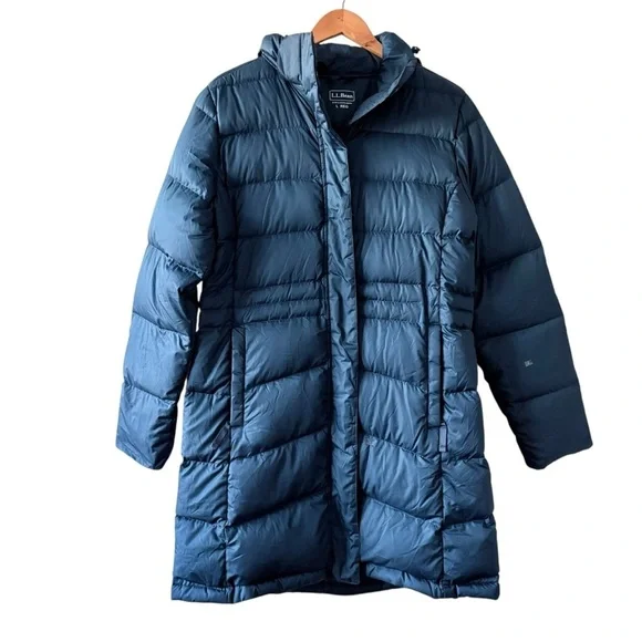 L.L. Bean Blue Ultrawarm Down Parka Jacket