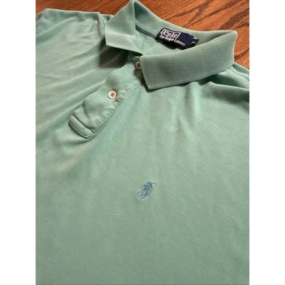 Polo Ralph Lauren Shirt Men's XL Classic - Preppy Mint  Green Color‎ w/Pony
