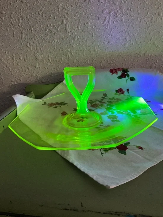 Vintage Uranium Glass 10