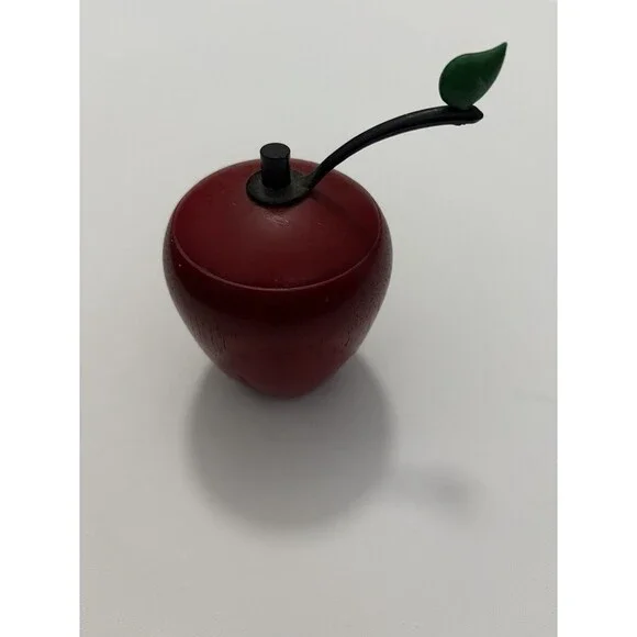 Vintage pepper mill Unique Red Apple