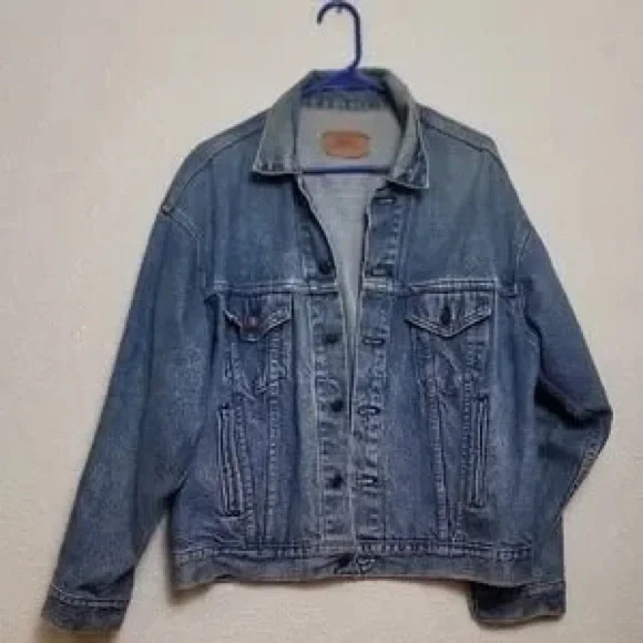 Men's Denim Trucker Jacket - Blue