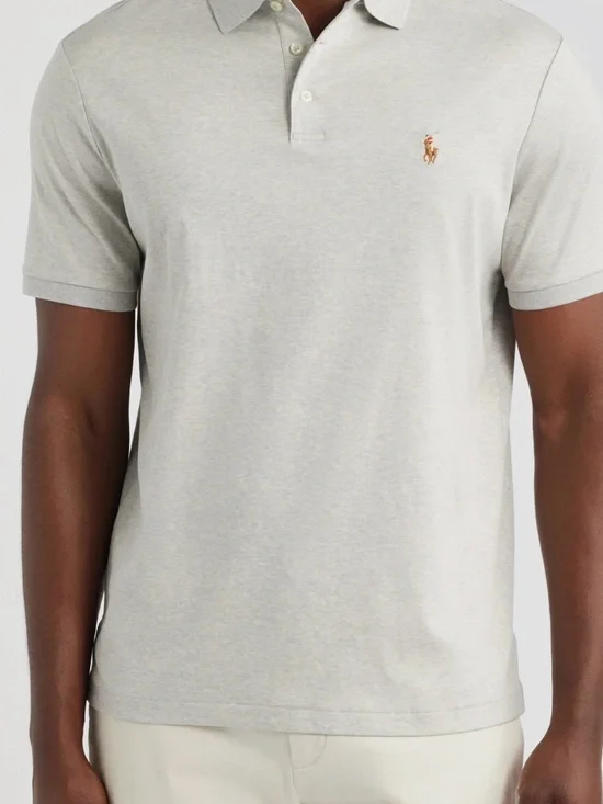 Men's Light beige  Polo Shirt