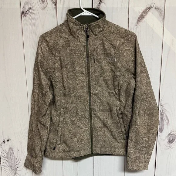 The North Face‎ Apex Bionic 2 Softshell Women’s M Olive/Taupe EUC