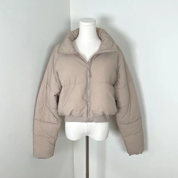Cotton on BODY The Mother Puffer Cropped‎ Jacket XL NEW with cosmetic defect