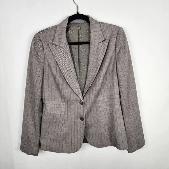 Atelier Striped Two Button‎ Blazer 6