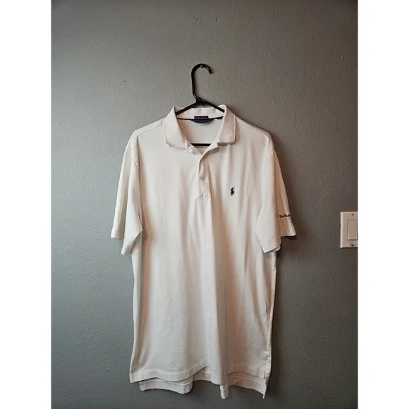 Polo Ralph Lauren Golf Polo Shirt Men's Large White Casual