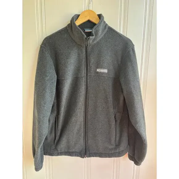 Columbia‎ Full Zip Fleece Jacket Gray Women's Size Medium