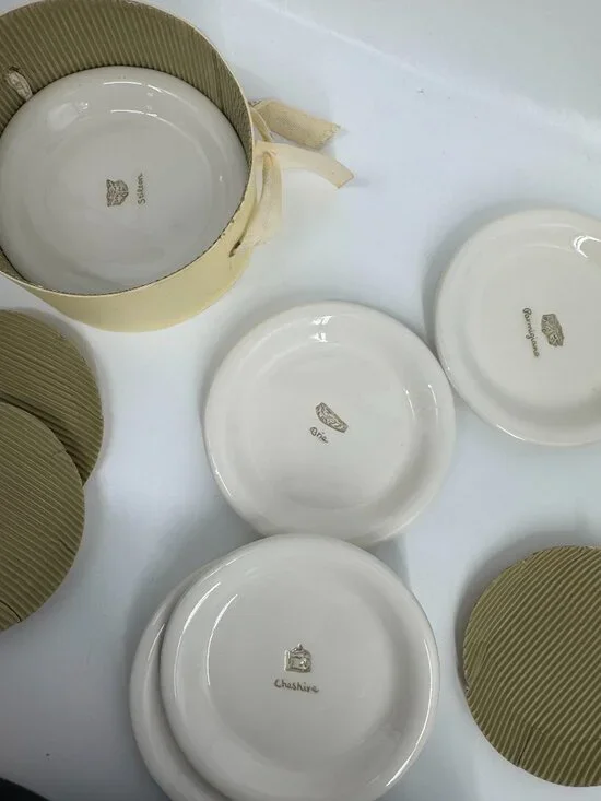 Williams-Sonoma Cheese Series Appetizer Plates (Set of 6)