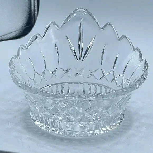 Vintage crown Crystal candy dish or serving bowl.
