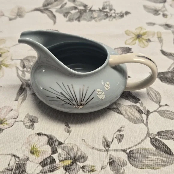 Franciscan China Silver Pine Gravy Boat —EXCELLENT