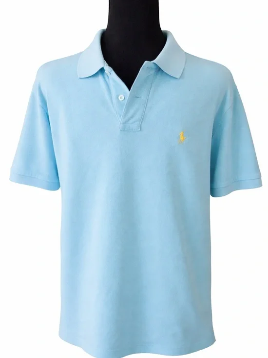 Polo Ralph Lauren Classic Fit Polo Shirt  Blue Men’s Medium Pony Logo Cotton