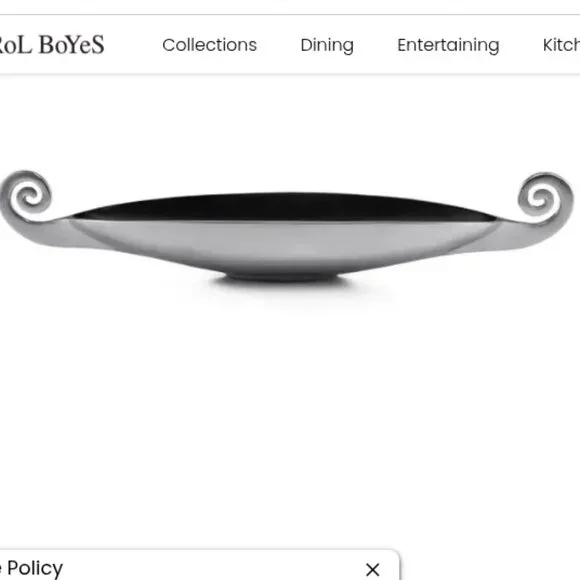 Authentic Carrol Boyes  Viking centerpiece 24
