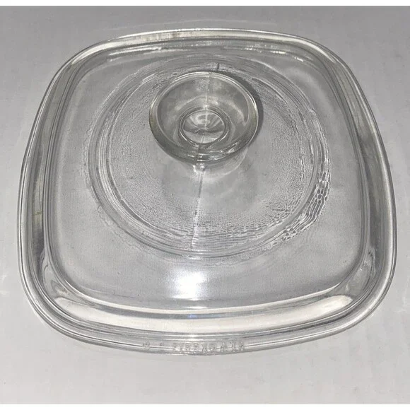 Corning Ware Replacement 7” Clear Glass Lid Pyrex A7C Casserole Lid Chips