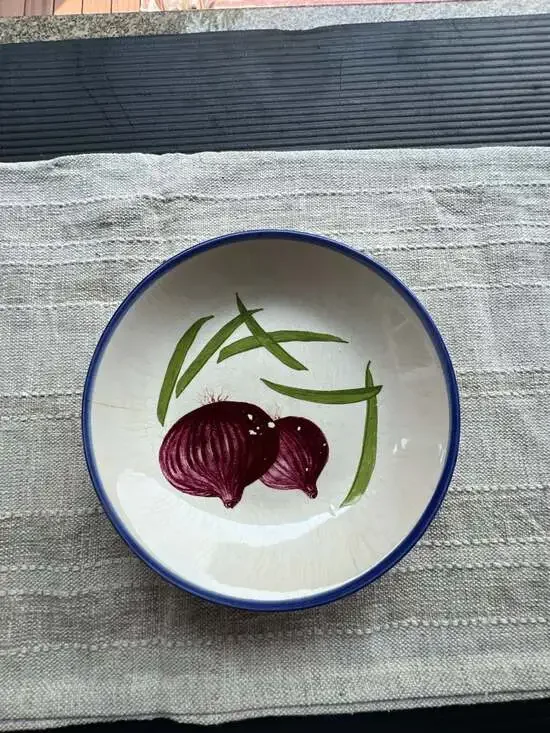 ZRIKE & CO Portugal by Rae Cheng SERVING BOWL Vegetables pattern