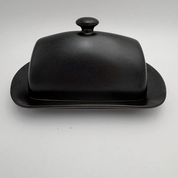 Lindt Stymeist Butter Dish Chocolate Brown Dinnerware Japan