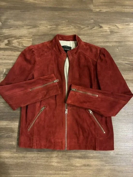 Lucky Brand Red Suede jacket
