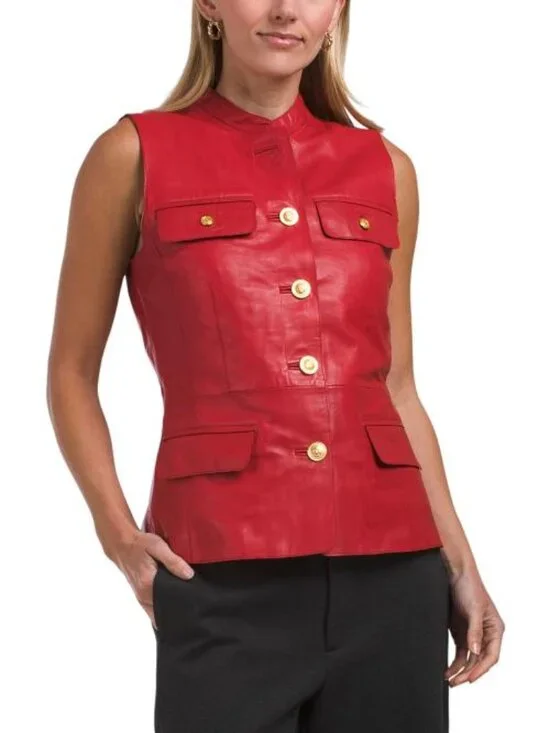 BOD & CHRISTENSEN Leather Charlize Vest