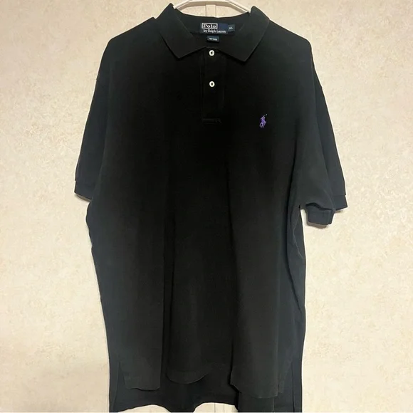 Ralph Lauren Black‎ Polo Shirt with Purple Logo
