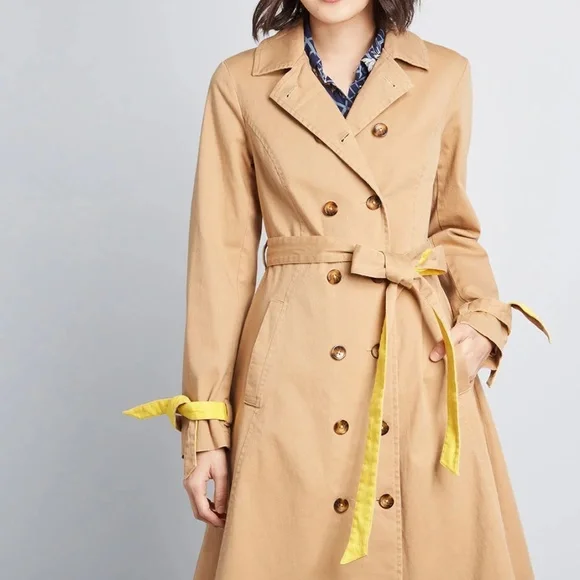 NWT Modcloth Women's Classic‎ Imagination Trench