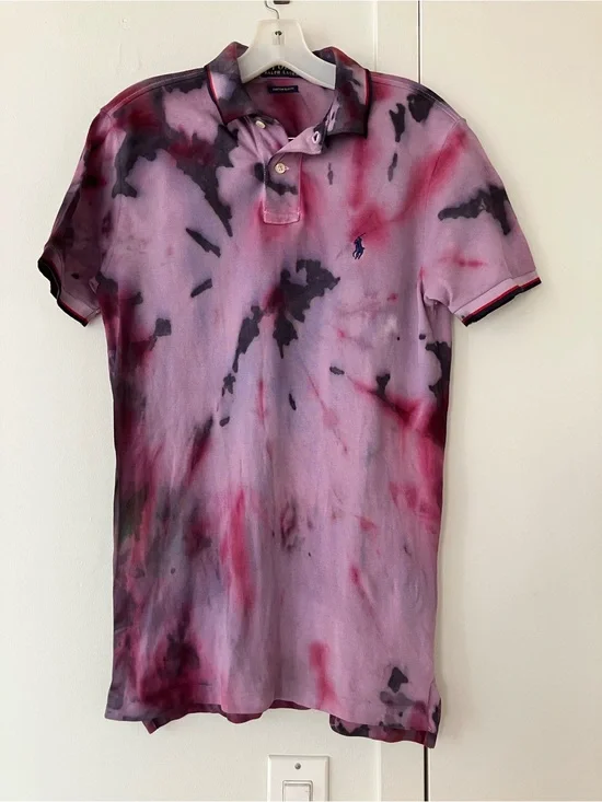 Ralph Lauren sz S hand Tie-Dyed Polo shirt