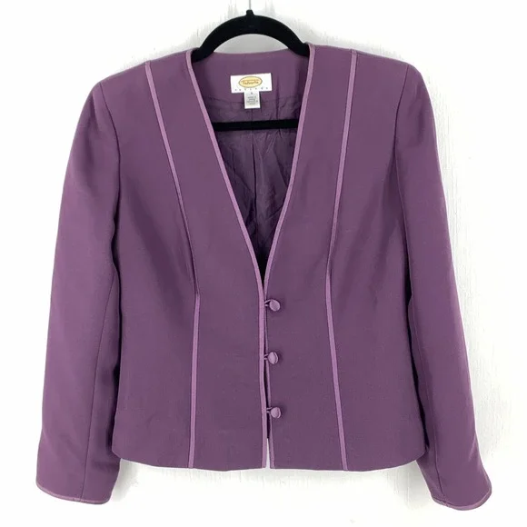 Vtg‎ Talbots Womens 4P Jacket Blazer Cottage Core Professional Academia Feminine
