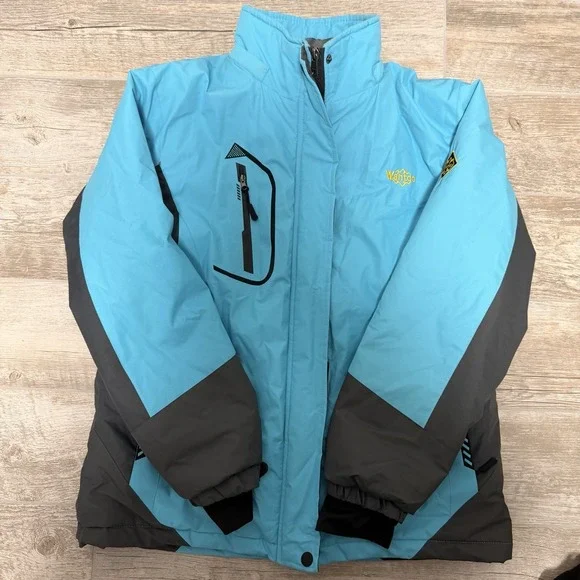 Women's Vintage Whatdo Teal‎ Ski Jacket Size Medium