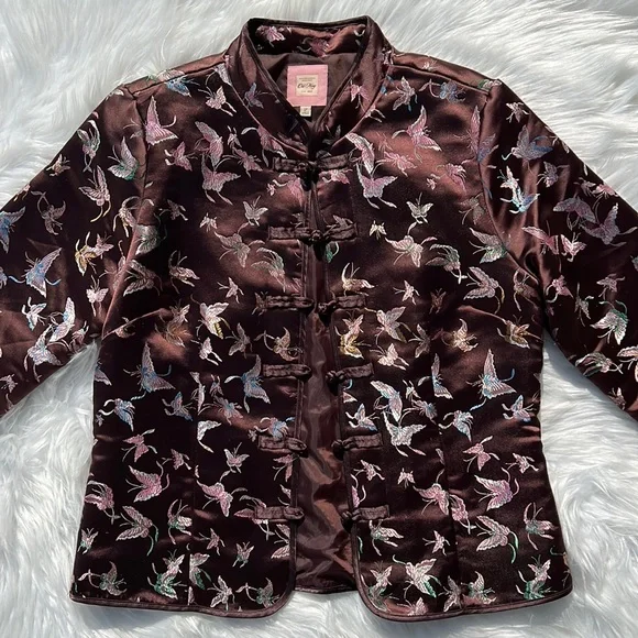 Vintage Old Navy Butterfly Oriental Style Jacket‎