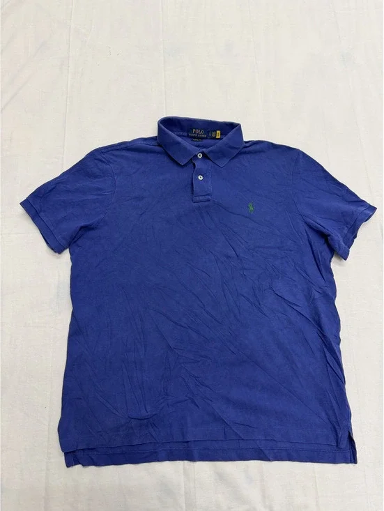 Polo Ralph Lauren Classic Fit Blue Polo Shirt Large