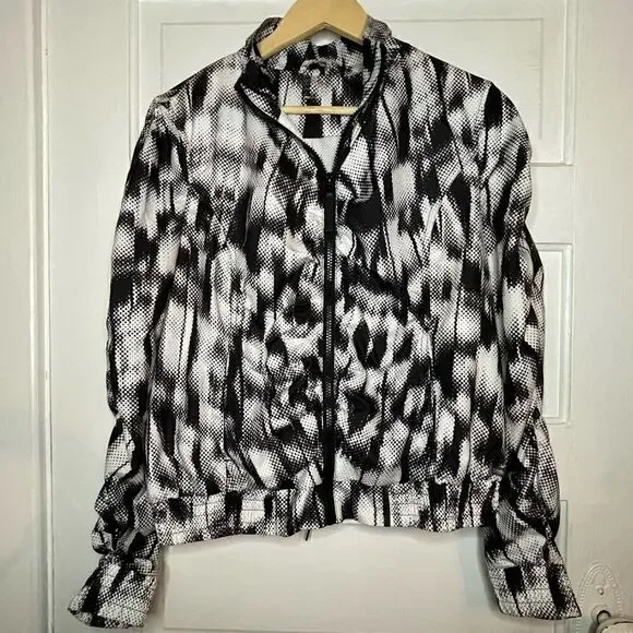 Calvin Klein Performance Jacket w/ Bow & Ruched Back Detail