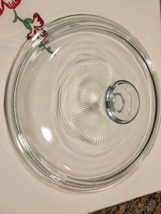 Pyrex Clear Glass Round Serving Lid - G1C 11