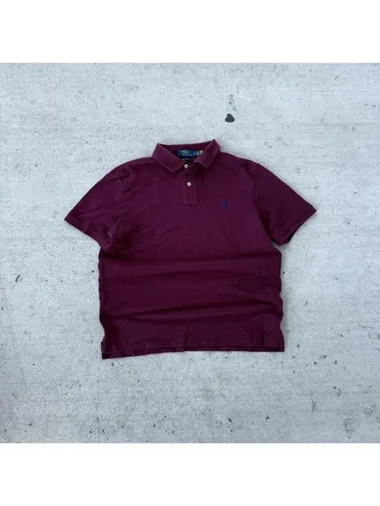 2000s Polo RL shortsleeve burgundy polo