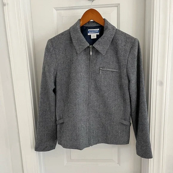 Women’s Vintage Pendleton Wool‎ Knockabouts Jacket Made in USA Sz 8