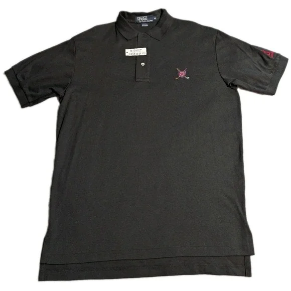 Polo Ralph Lauren TPC Scottsdale Golf Polo Shirt USA Black NWOT Men's M