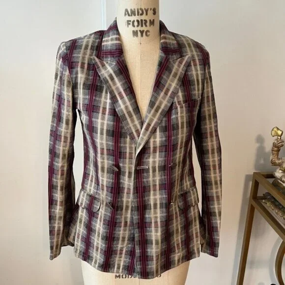 VINTAGE AGNÉS b‎ Lightweight Cotten Blazer