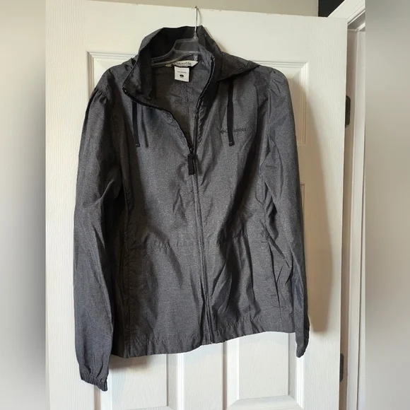 Columbia Womens‎ Gray Jacket Windbreaker