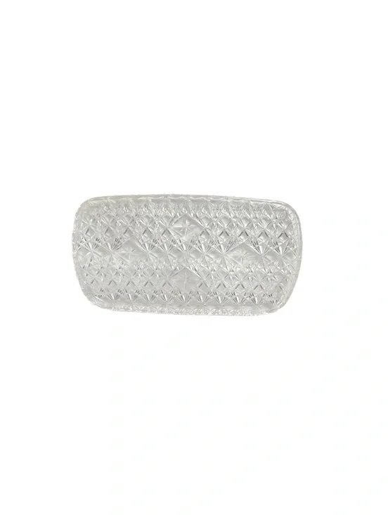 Vintage Clear Cut Lucite Vanity Tray