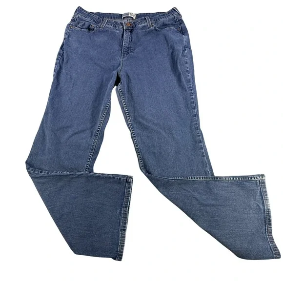 Signature by Levi Strauss Jeans Women 18 Medium Blue Bootcut Mid Rise‎ Stretch