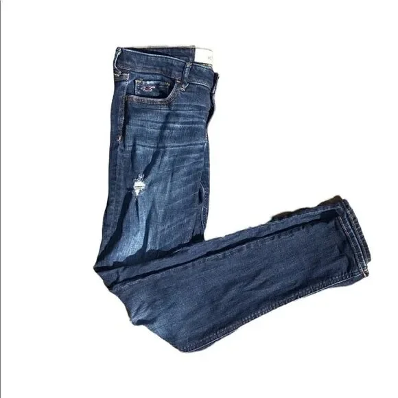 HOLLISTER DENIM BLUE JEANS W:28 L:31 (7R)