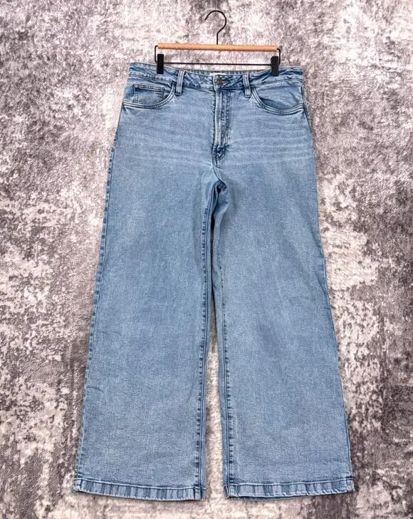 Hudson Jeans Light Blue Wide Leg Flare Jeans