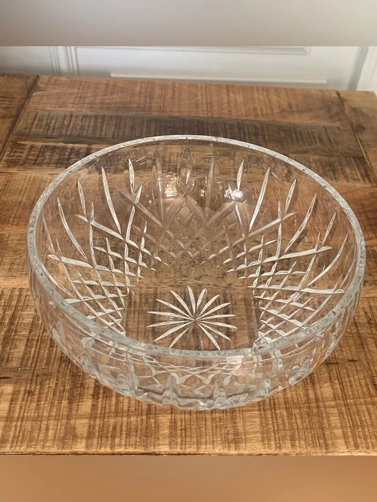 Waterford Crystal Centerpiece Bowl Lismore Cut