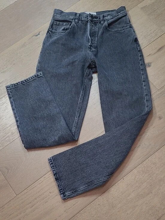 Everlane Jeans Women's sz 26R 90's Cheeky Jean High Rise Black Denim Jeans