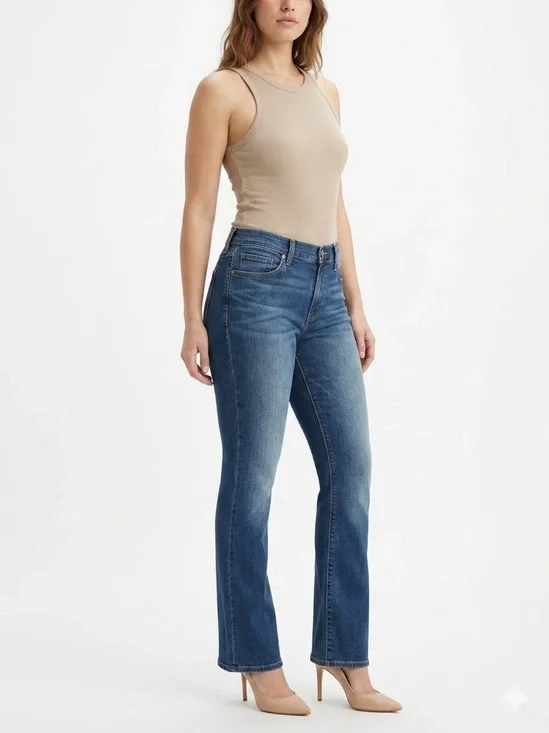 Levi’s 524 Bootcut Jeans Women’s 30 W30 L32 Medium Wash Stretch Denim