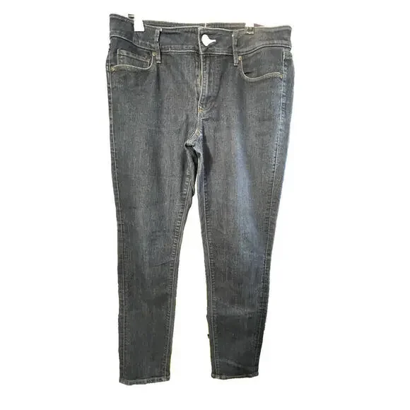 Ann Taylor LOFT Curvy Skinny Jeans Dark Wash Women Size 29/8