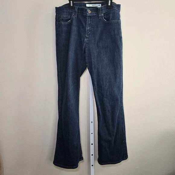 DKNY Jeans Womens Dark Wash Bootcut Denim Pants‎ Size 10 S