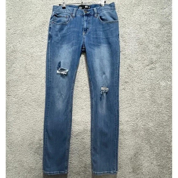 RSQ Jeans  Women's 31x32 Blue Stretch Medium Washed Slim Skinny 5-Pockets‎