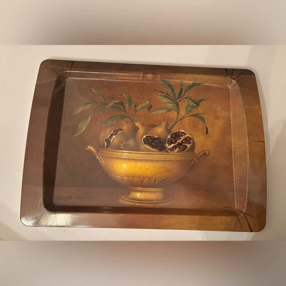 Pimpernel Still Life Fruit Bowl Melamine Tray Made in Italy