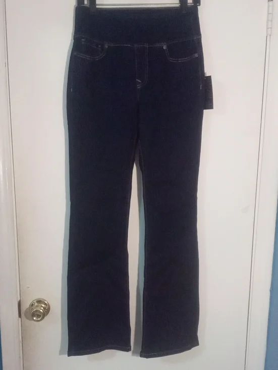 Dg2 Dark Blue Stretch Bootcut Jeans Small NWT Jeggings High Waisted